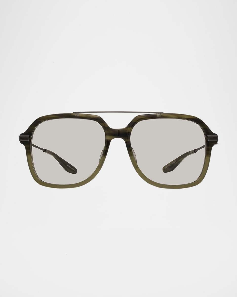 D. Ellis Plastic & Titanium Aviator Sunglasses